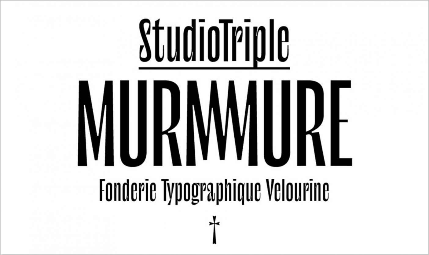 Murmure free font