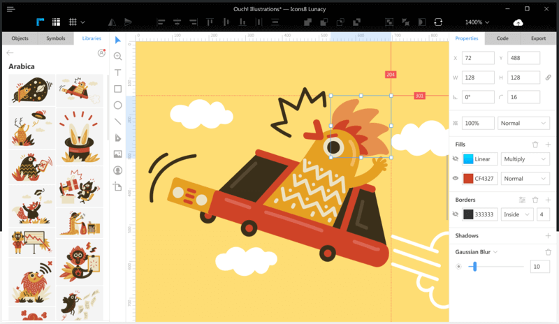 Lunacy: Free Graphic Design Software