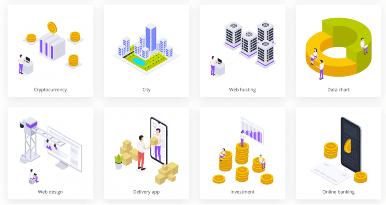 Free illustrations isometric