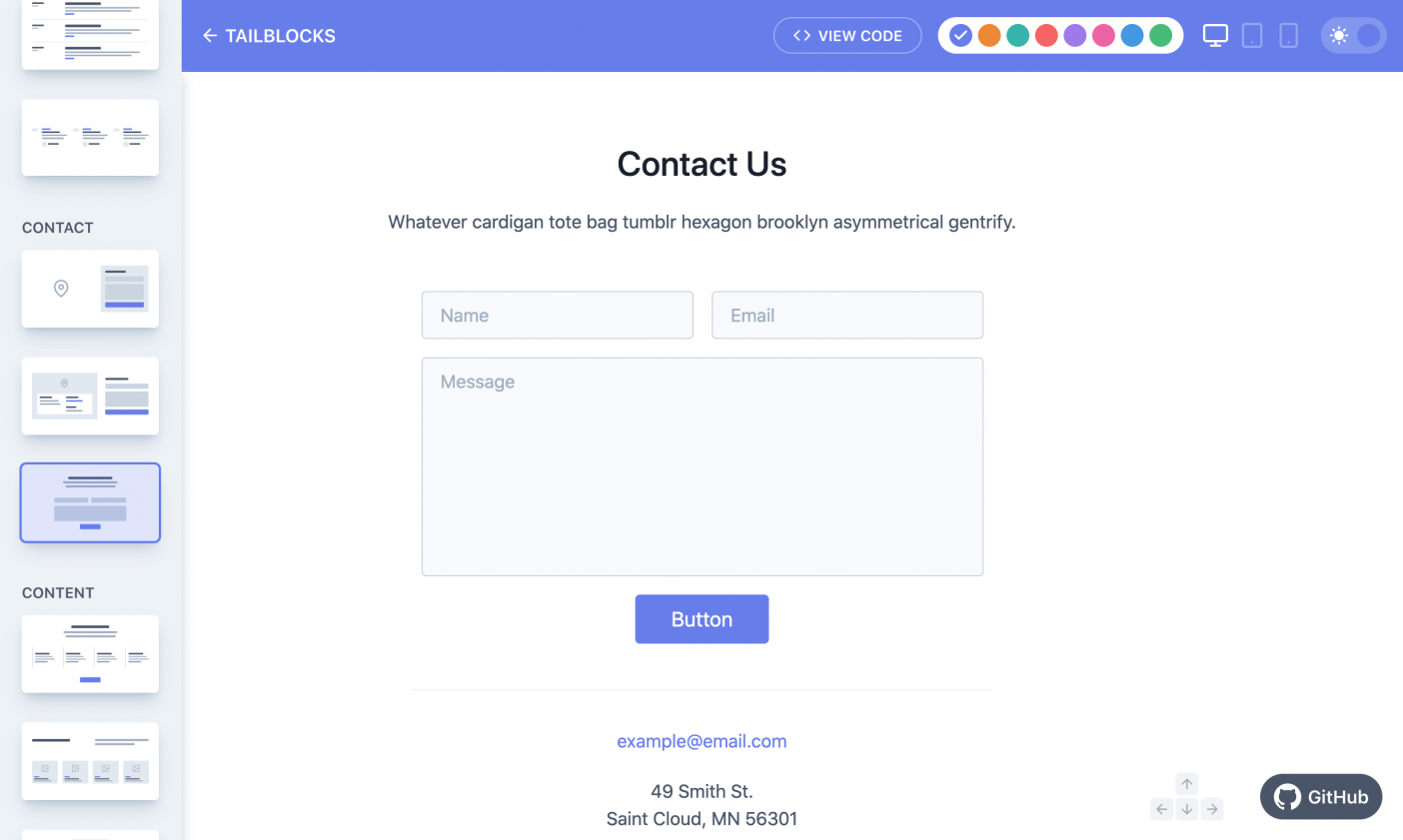 tailblocks css blocks