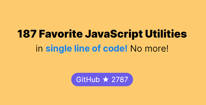187 Favorite JavaScript Utilities