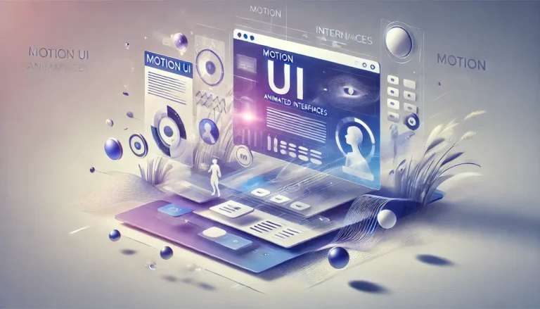 Motion UI and Animated Interfaces