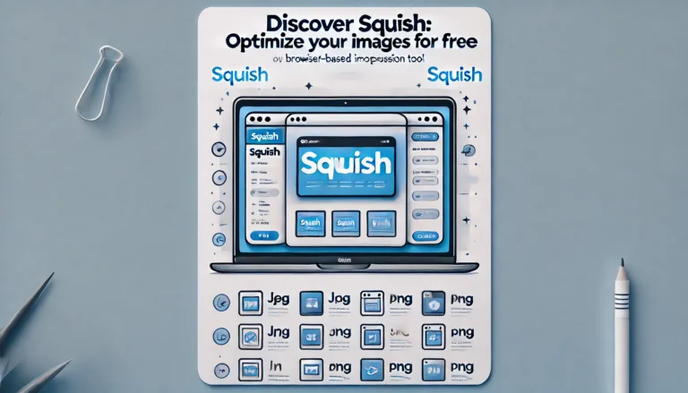 Squish, a free browser-based image compression tool