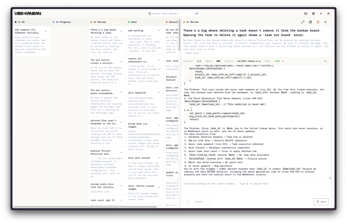 vibe-kanban-screenshot-overview-1404x909 Managing AI Coding Agents Without Chaos: A Look at Vibe Kanban